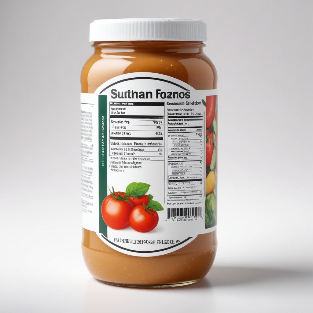 Food and Beverages Product Labels