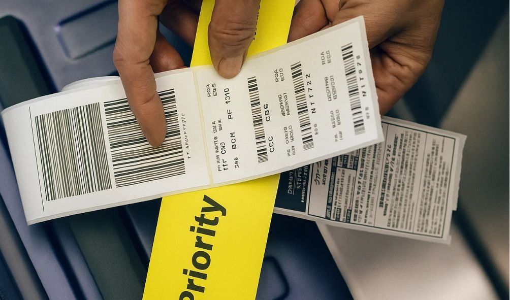 airport luggage labels