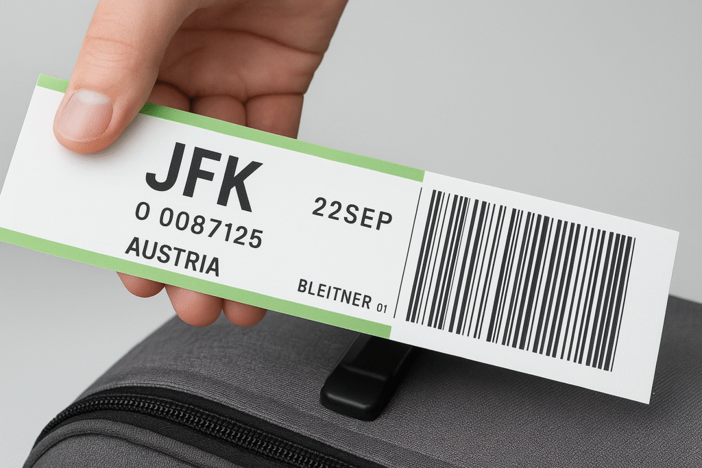 Airline Luggage Labels
